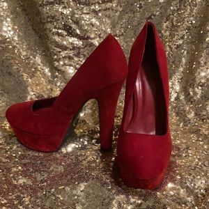 Ruby Red Charlotte Russe Heels Size 8